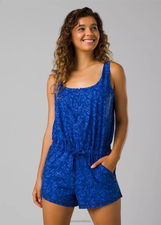donne pagliaccetto Railay prAna cabo in ceramica blu vestiario T6DPZ513