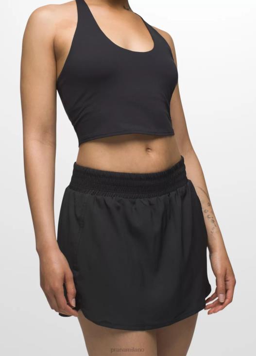 donne skort dal picco al marciapiede prAna nero vestiario T6DPZ449