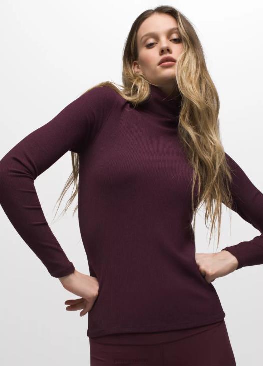 donne dolcevita a costine prAna erica di gelso vestiario T6DPZ20