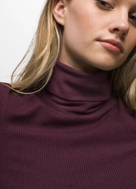 donne dolcevita a costine prAna erica di gelso vestiario T6DPZ20