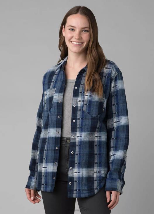 donne flanella foderata in emerick prAna ammiraglio blu vestiario T6DPZ246