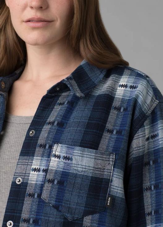 donne flanella foderata in emerick prAna ammiraglio blu vestiario T6DPZ246
