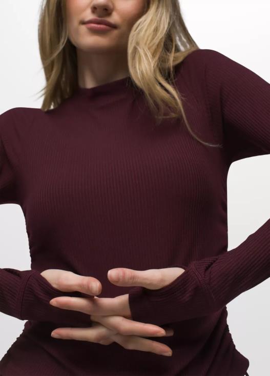 donne manica lunga stella fiammeggiante prAna gelso vestiario T6DPZ40