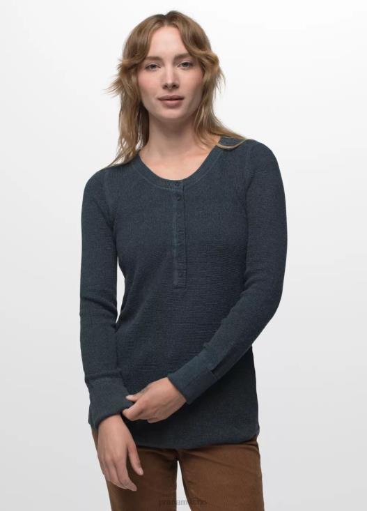 donne milani henley prAna cielo scuro vestiario T6DPZ95