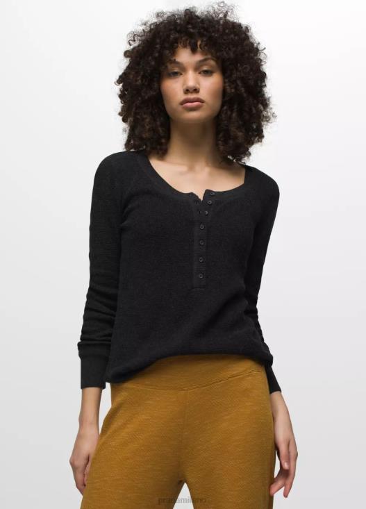 donne milani henley prAna nero vestiario T6DPZ94