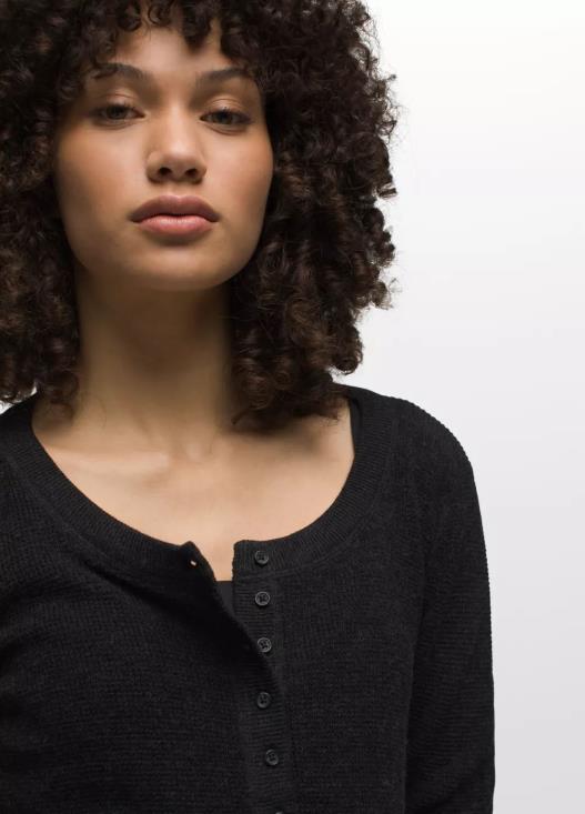donne milani henley prAna nero vestiario T6DPZ94