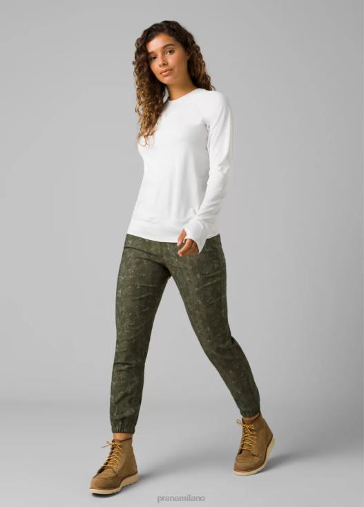 donne Maglia a maniche lunghe Sol Searcher prAna bianco morbido vestiario T6DPZ215