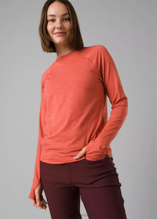 donne Maglia a maniche lunghe Sol Searcher prAna fresca vestiario T6DPZ217