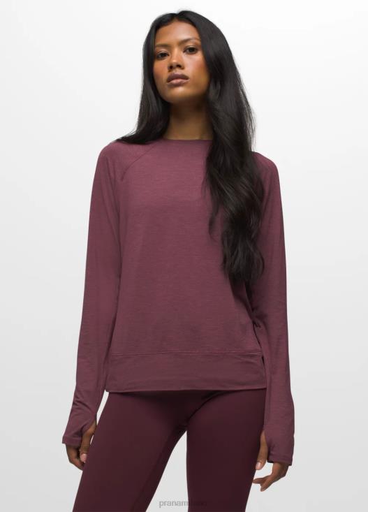 donne Maglia a maniche lunghe Sol Searcher prAna gelso vestiario T6DPZ212