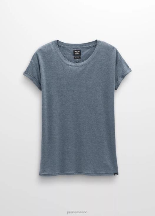 donne maglietta comoda prAna erica blu stagionata vestiario T6DPZ188