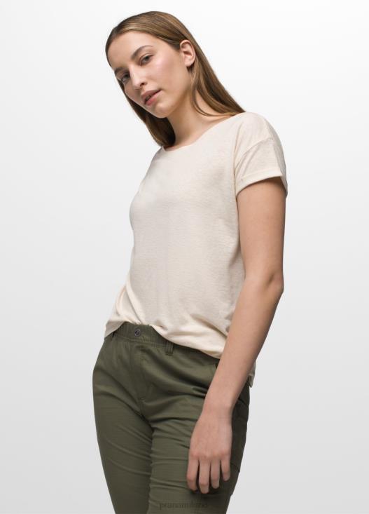 donne maglietta comoda prAna erica di tela vestiario T6DPZ189