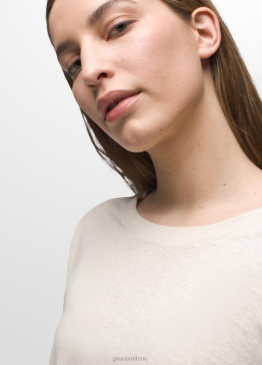 donne maglietta comoda prAna erica di tela vestiario T6DPZ189