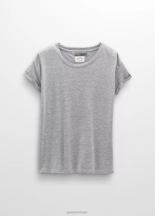 donne maglietta comoda prAna grigio erica vestiario T6DPZ190