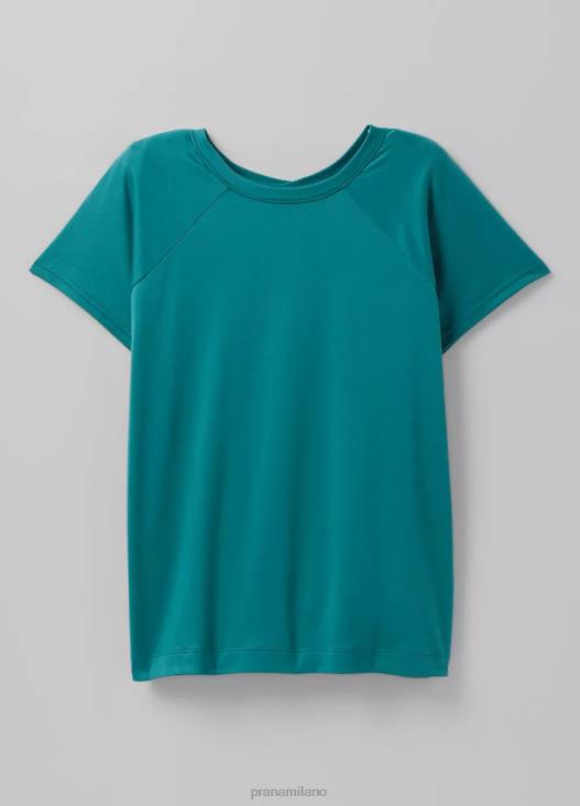 donne manica corta color fluo prAna baia vestiario T6DPZ111