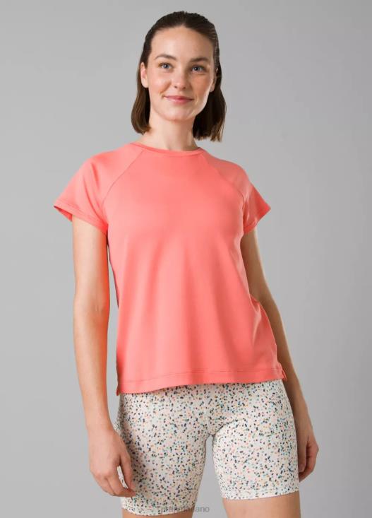 donne manica corta color fluo prAna fresca vestiario T6DPZ112