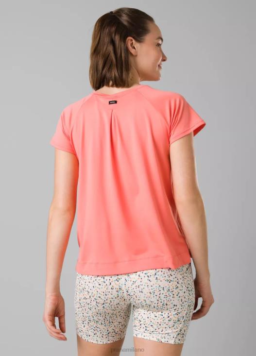 donne manica corta color fluo prAna fresca vestiario T6DPZ112