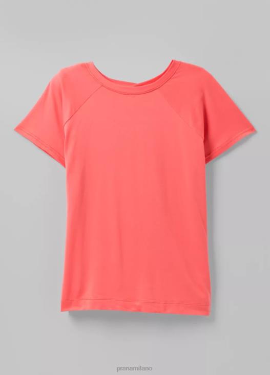 donne manica corta color fluo prAna fresca vestiario T6DPZ112