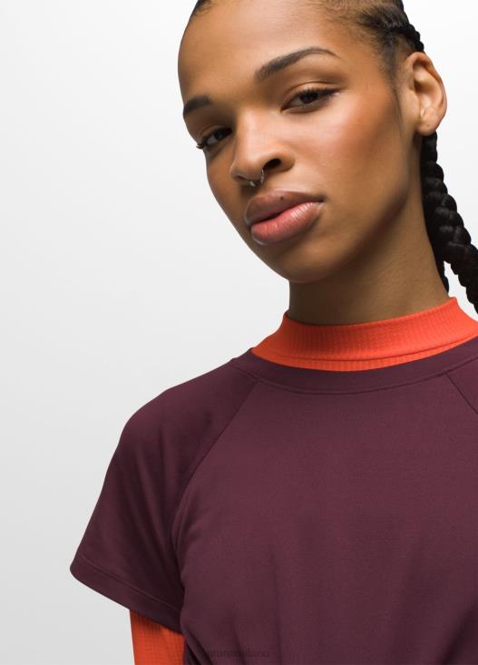 donne manica corta color fluo prAna gelso vestiario T6DPZ108