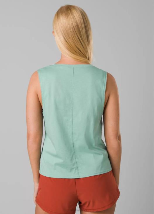 donne senza maniche con grafica organica prAna cactus della baia leggera vestiario T6DPZ254