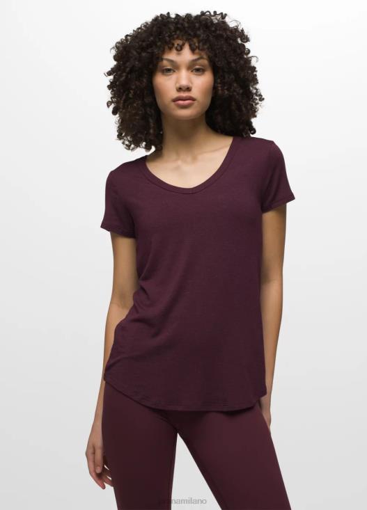 donne top con scollo a V Foundation 365 prAna erica di gelso vestiario T6DPZ141