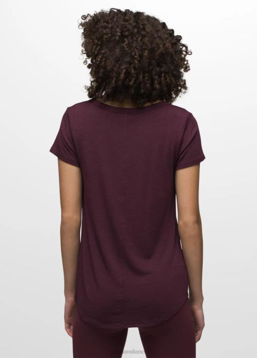 donne top con scollo a V Foundation 365 prAna erica di gelso vestiario T6DPZ141