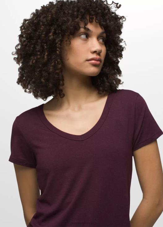 donne top con scollo a V Foundation 365 prAna erica di gelso vestiario T6DPZ141