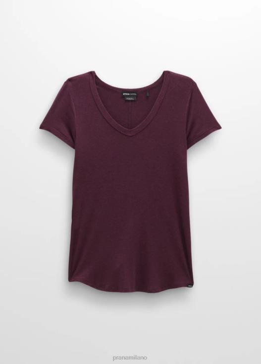 donne top con scollo a V Foundation 365 prAna erica di gelso vestiario T6DPZ141