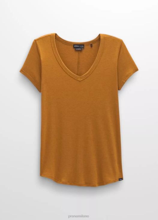 donne top con scollo a V Foundation 365 prAna erica speziata vestiario T6DPZ142