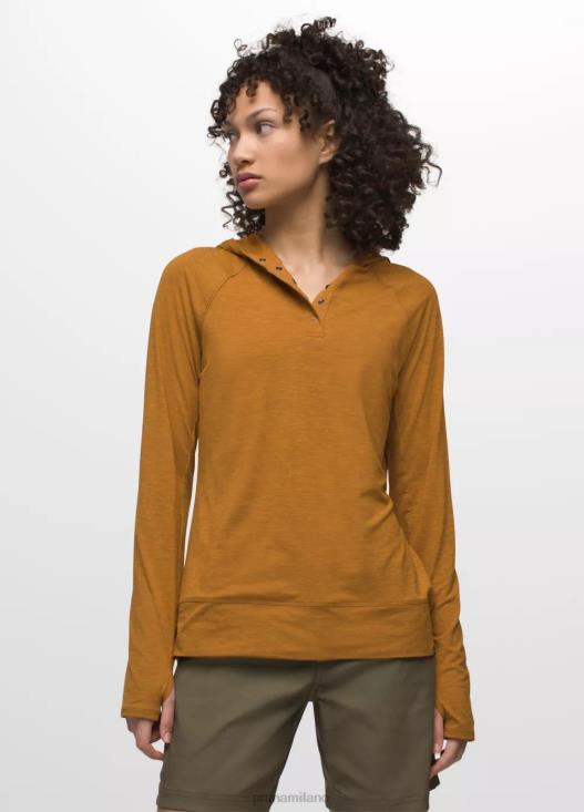 donne Felpa con cappuccio Sol Searcher prAna speziato vestiario T6DPZ231