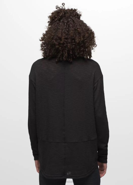 donne Frieda top prAna nero vestiario T6DPZ202