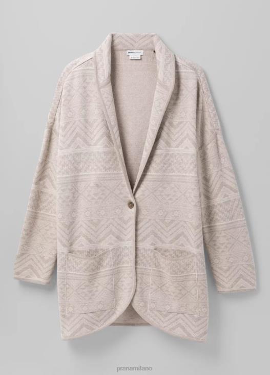 donne cardigan sevie prAna intarsio grigio ghiaia vestiario T6DPZ240