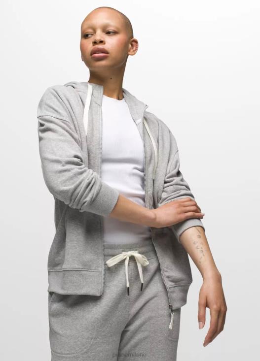 donne giacca comoda prAna grigio erica vestiario T6DPZ168