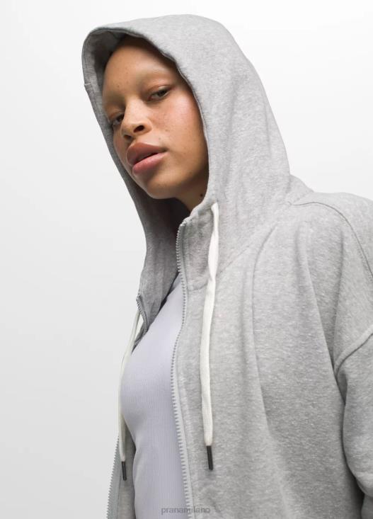 donne giacca comoda prAna grigio erica vestiario T6DPZ168