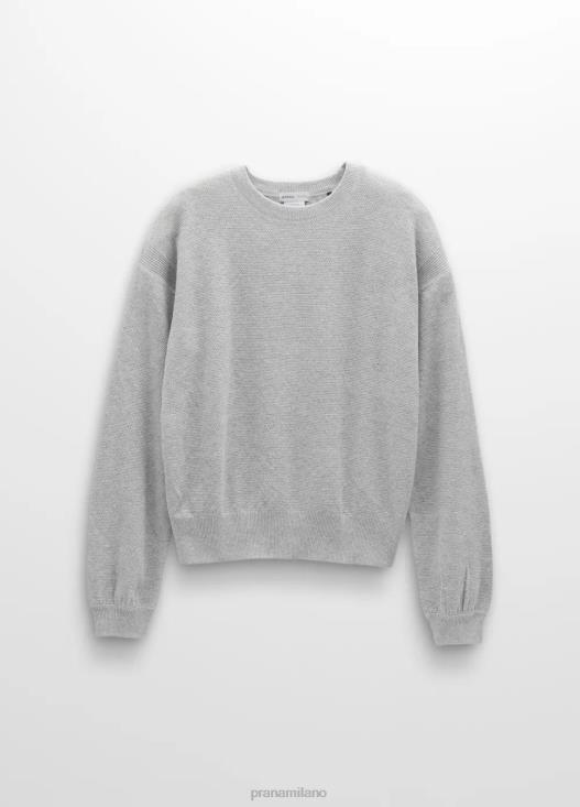 donne girocollo milani prAna grigio atletico vestiario T6DPZ26