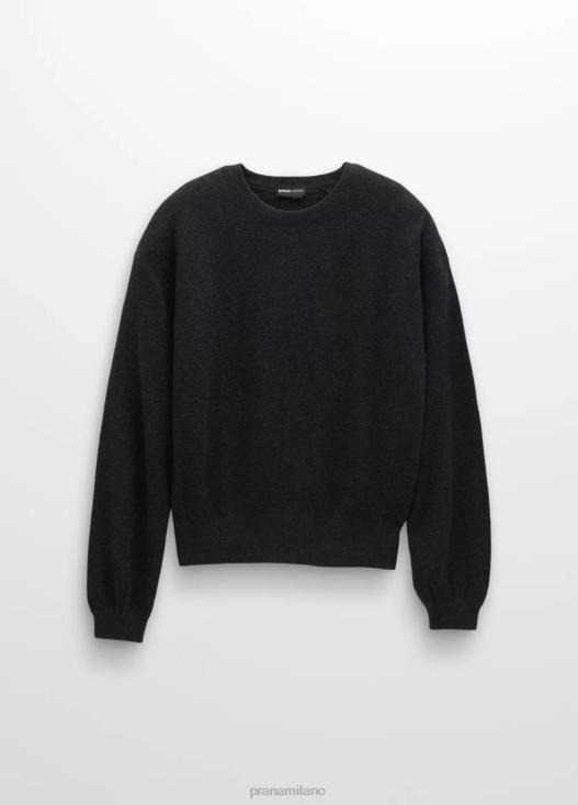 donne girocollo milani prAna nero vestiario T6DPZ27