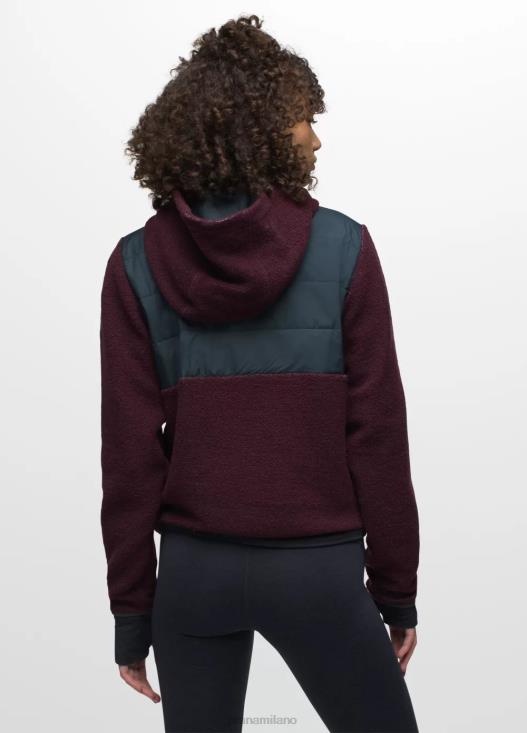 donne incredibile lana 1/2 zip prAna blocco di gelso vestiario T6DPZ138