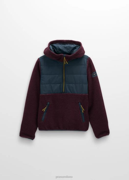 donne incredibile lana 1/2 zip prAna blocco di gelso vestiario T6DPZ138