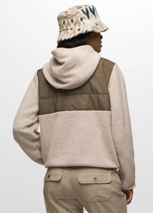 donne incredibile lana 1/2 zip prAna blocco di tela vestiario T6DPZ140