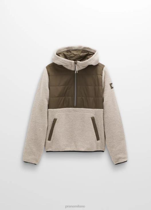 donne incredibile lana 1/2 zip prAna blocco di tela vestiario T6DPZ140