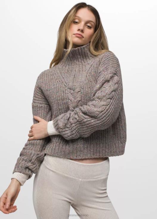 donne maglione di Laurel Creek prAna grigio ghiaia vestiario T6DPZ44
