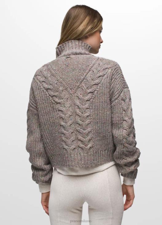 donne maglione di Laurel Creek prAna grigio ghiaia vestiario T6DPZ44