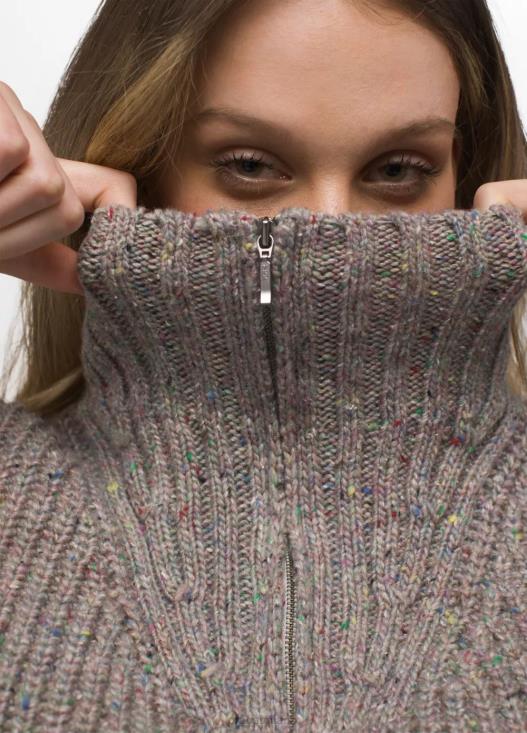 donne maglione di Laurel Creek prAna grigio ghiaia vestiario T6DPZ44