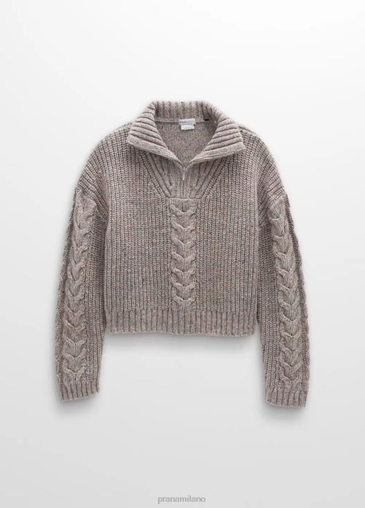 donne maglione di Laurel Creek prAna grigio ghiaia vestiario T6DPZ44