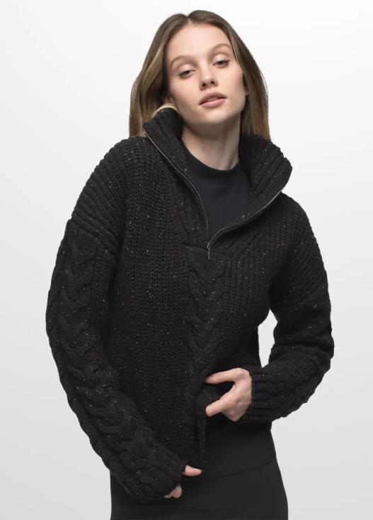 donne maglione di Laurel Creek prAna nero vestiario T6DPZ46