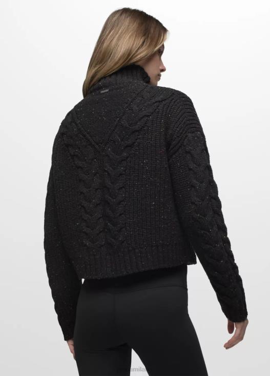 donne maglione di Laurel Creek prAna nero vestiario T6DPZ46