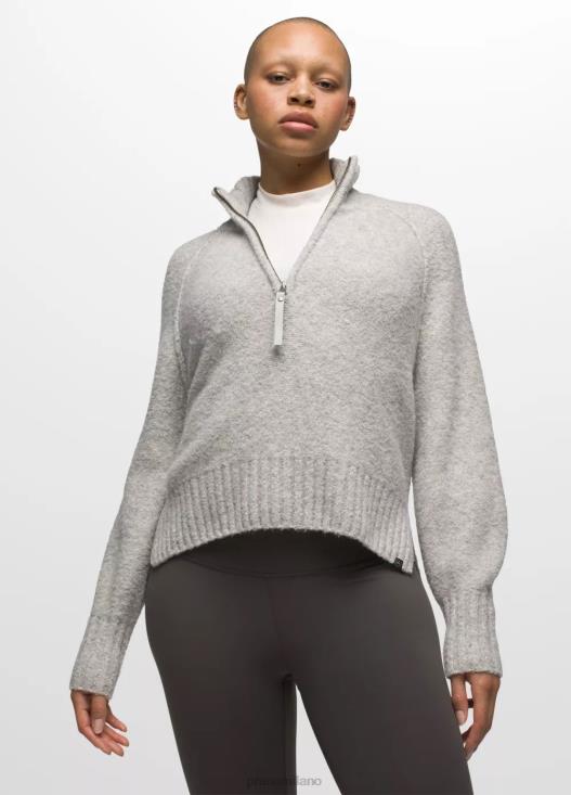 donne maglione stella fiammeggiante prAna grigio erica vestiario T6DPZ78