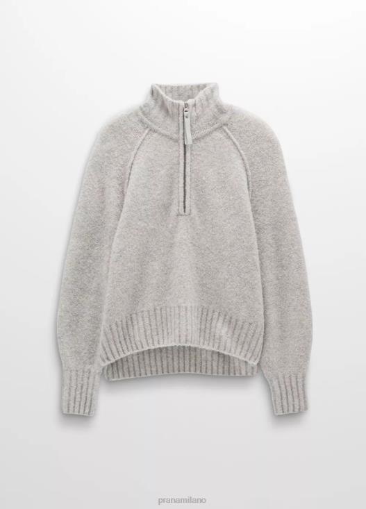 donne maglione stella fiammeggiante prAna grigio erica vestiario T6DPZ78