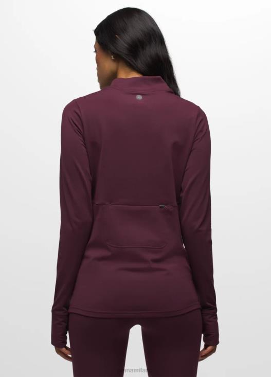 donne mezza zip flusso di ghiaccio prAna gelso vestiario T6DPZ62
