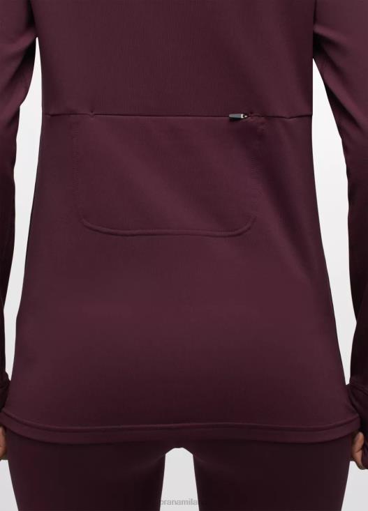 donne mezza zip flusso di ghiaccio prAna gelso vestiario T6DPZ62