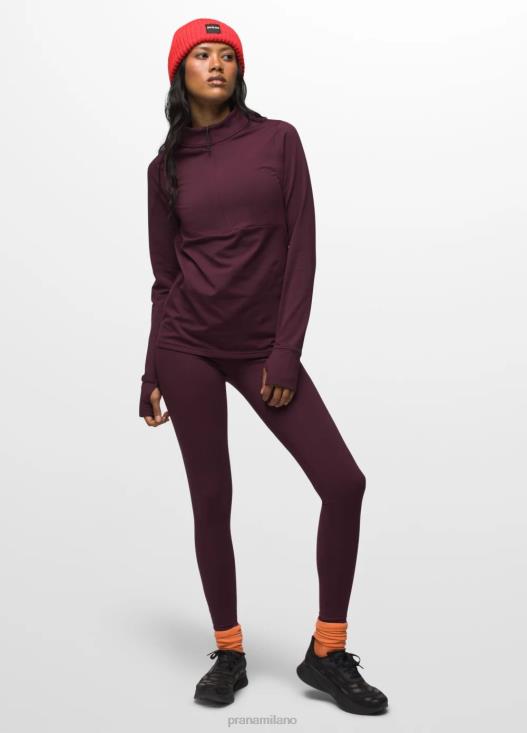 donne mezza zip flusso di ghiaccio prAna gelso vestiario T6DPZ62
